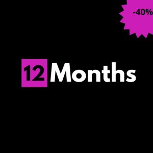 12 Months Subscription IPTV (1Device)